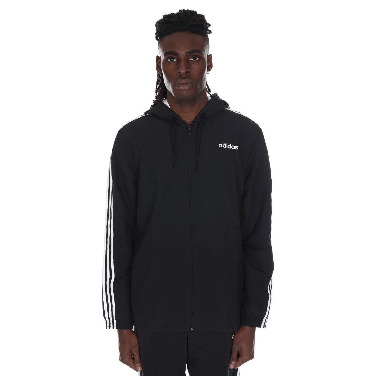 adidas Men's Essentials 3-stripes Woven Windbreaker