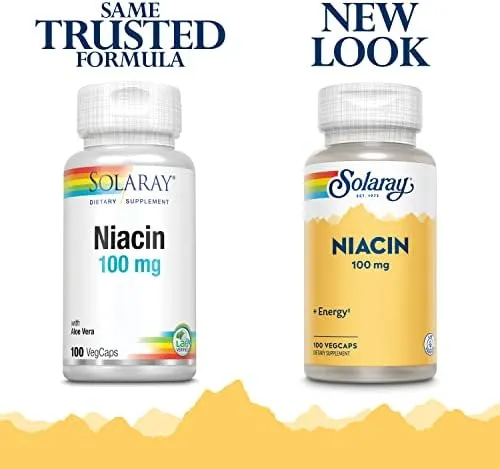 Solaray Niacin 100 Caps