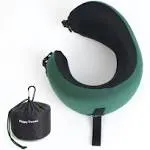 Cushion Lab Ergonomic Travel Pillow - Green - M