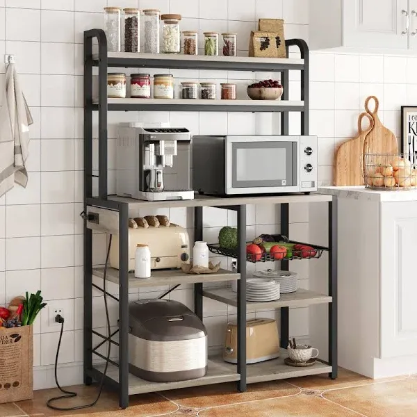 IDEALHOUSE Bakers Rack 6-Tier Kit