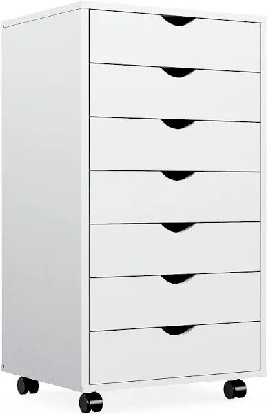 DUMOS 7 Drawer Rolling File Cabinet