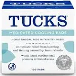 Tucks, Medicated Cooling Pads - 100