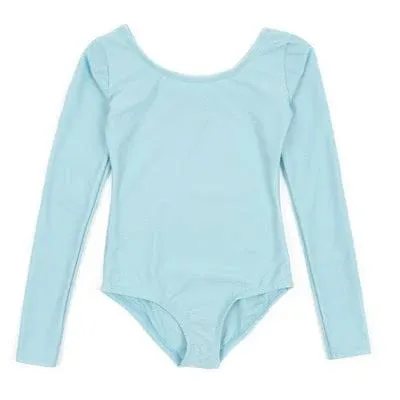 Leveret Girls Long Sleeve Leotard