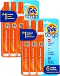 Tide to Go Instant Stain Remover Liquid Pen, 3 Count (2 Packages)