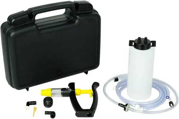 Phoenix Systems V-5 Reverse Brake and Clutch Bleeder (Includes Bottle and Hard Case), One Person, Fits All Makes and Models