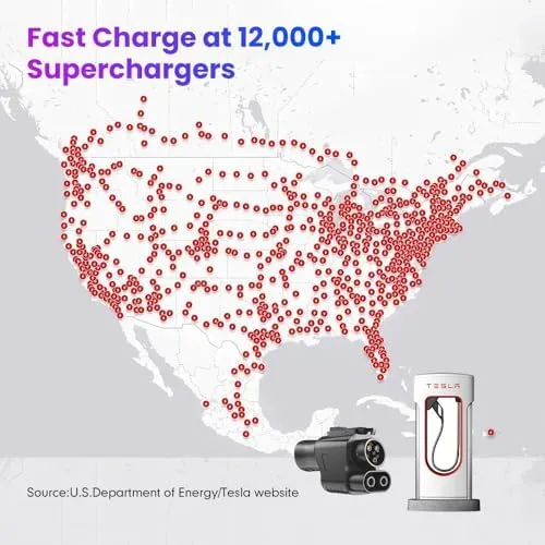 Lectron Tesla Supercharger to CCS Electric Vehicle Adapter