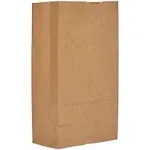 General Grocery Paper Bags 7.06" x 13.75" Kraft 500 Bags