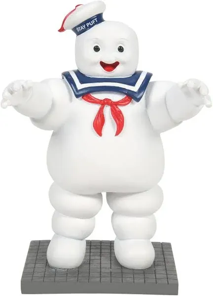 Department 56 Ghostbusters Village Accessories Mr. Stay Puft Marshmallow Man Figurine, 6.77 Inch, Multicolor