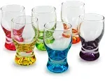 Circleware Tipsy Shot Glasses Set of 6