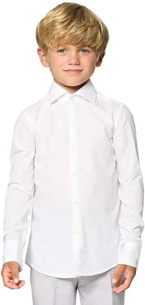 Boys oppo suits NWT white button down dress shirt