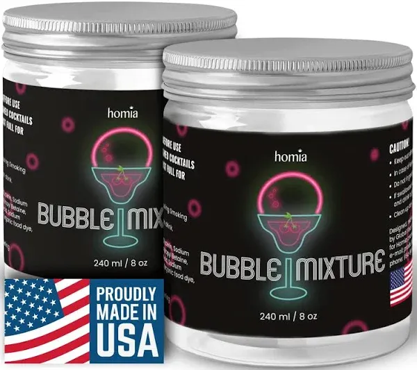 HomiaStore Smoking Gun Bubble Mixture