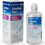 Bausch & Lomb Sensitive Eyes Plus Saline Solution - 12 oz bottle