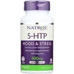 Natrol 5-Htp Extra Strength Mood &amp; Stress - 100 mg - 30 Tablets - Exp 10/31/25