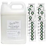 Dry & Dry 1 Gallon White Premium Silica Gel Desiccant Beads with 10 Humidity Indicating Cards - 7 lbs Reusable