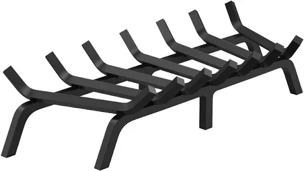 VEVOR Fireplace Log Grate Heavy Duty Fireplace Grate with 6 Support Legs