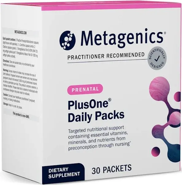 Metagenics Plusone Daily Prenatal Packs