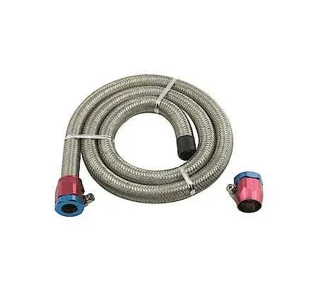 Mr. Gasket Steel Braided 3/8&#034; Fuel Line Kit - Fits Multiple Makes and Model New