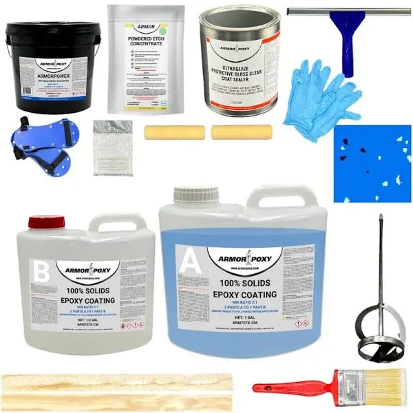 ArmorPoxy ArmorClad 2-Layer Epoxy Floor Kit