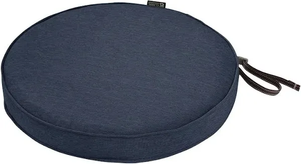 Classic Accessories Montlake FadeSafe Round Patio Dining Seat Cushion - 2&#034; Thick