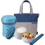 Zojirushi SL-MEE07AB Ms.Bento Stainless Lunch Jar, Aqua Blue