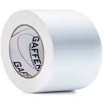 Gaffer Power Real Professional Premium Grade Gaffer Tape Made in The USA - White 4 inch x 30 Yards - Heavy Duty Gaffers Tape - Non-Reflective -