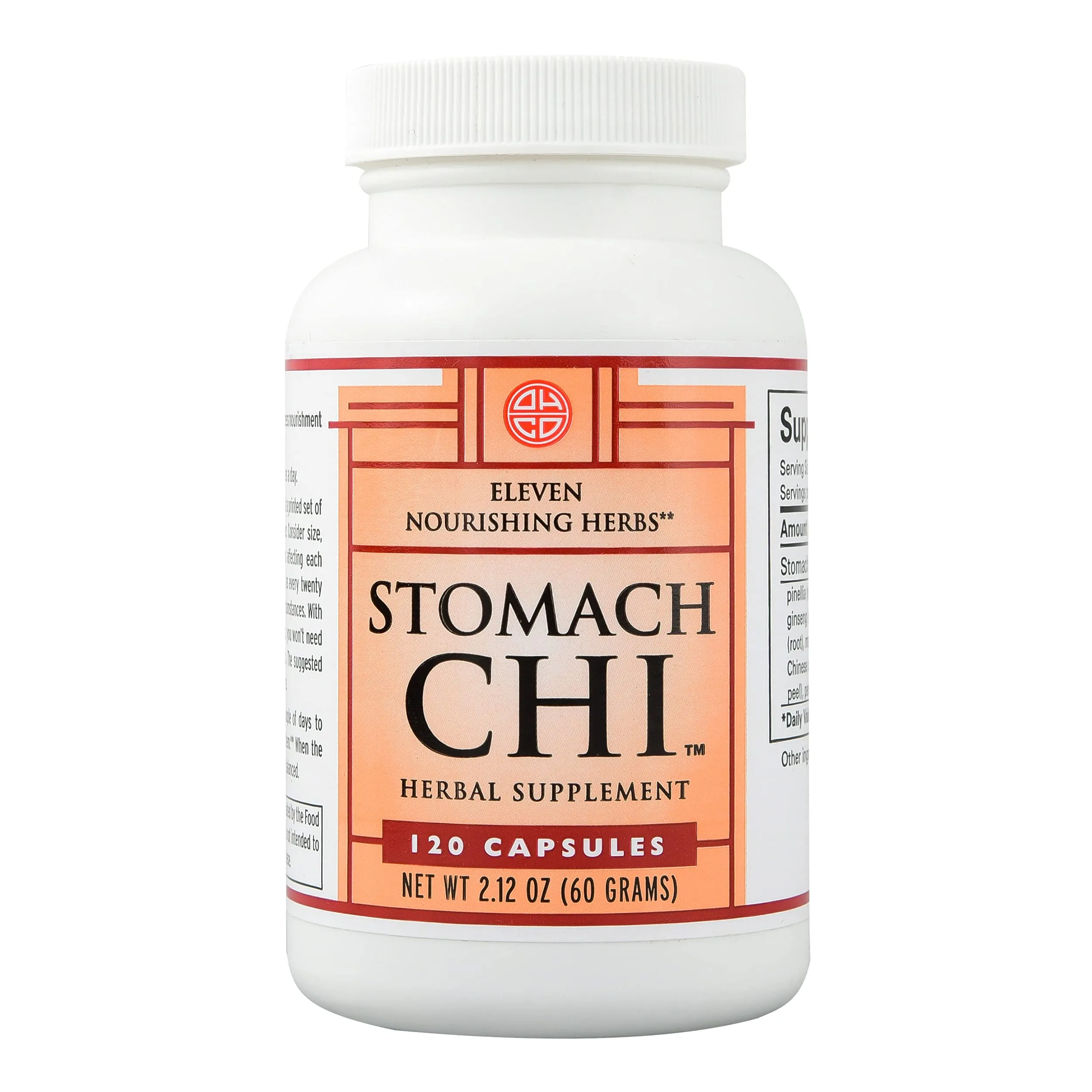 Stomach Chi - Chinese Herbal Supplement for Digestive Health - Strengthen & Restore Digestive System & Improve Function to Aid Stomach Relief - Natural Digestive Support - 120 Capsules