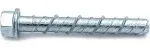 LDC383 3/8&#034; x 3&#034; Plated Large Diameter Concrete Screw for Anchoring to Masonr...