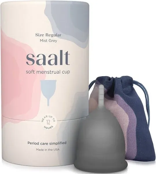 Saalt Soft Menstrual Cup Best Sensitive Reusable Period Cup