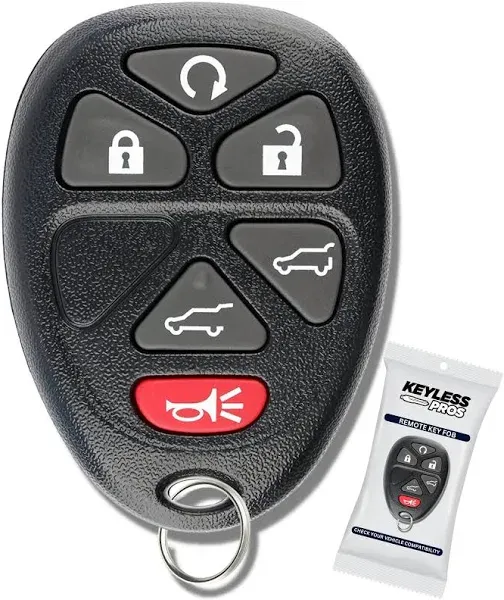 Chevy Tahoe Suburban Cadillac Escalade GMC Yukon Car Key Fob