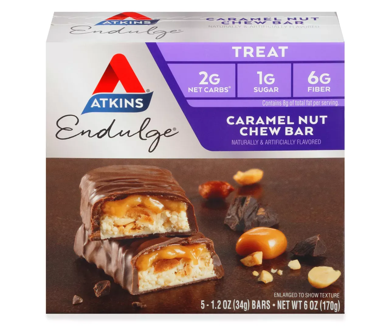 Atkins Endulge Bar Caramel Nut Chew