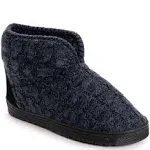 Muk Luks Mark Bootie Slipper M Size 9-10.5 Men's Navy