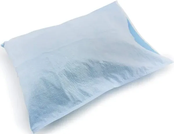 McKesson Pillowcase Standard Blue Disposable