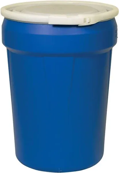 Eagle 30 Gallon Blue Barrel Drum 1601B