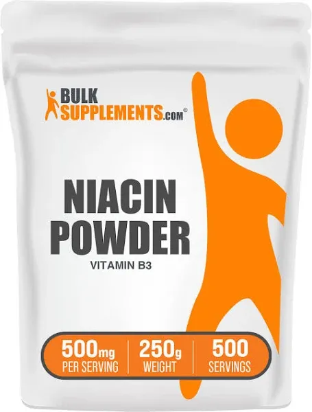 BulkSupplements.com Niacin Vitamin B3 Powder