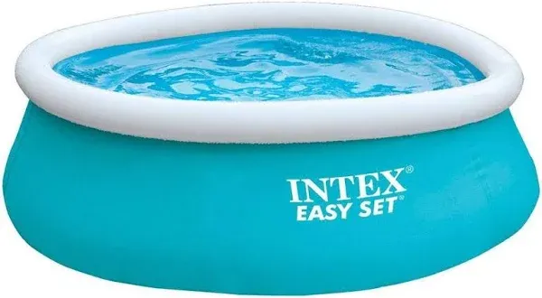 Intex 6ft x 20in Easy Set Inflatable Swimming Pool - Aqua Blue | 28101EH (54402E)