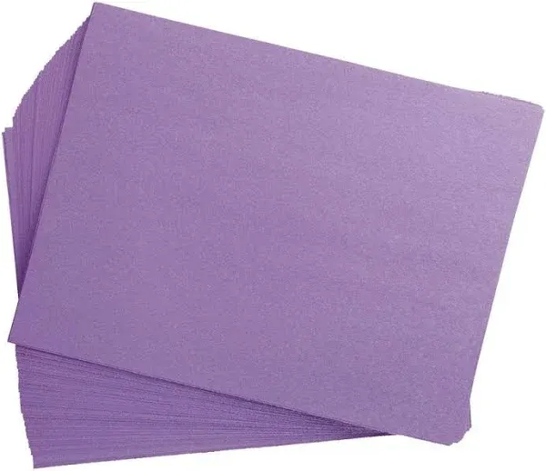 Colorations Violet Heavyweight Construction Paper Pack