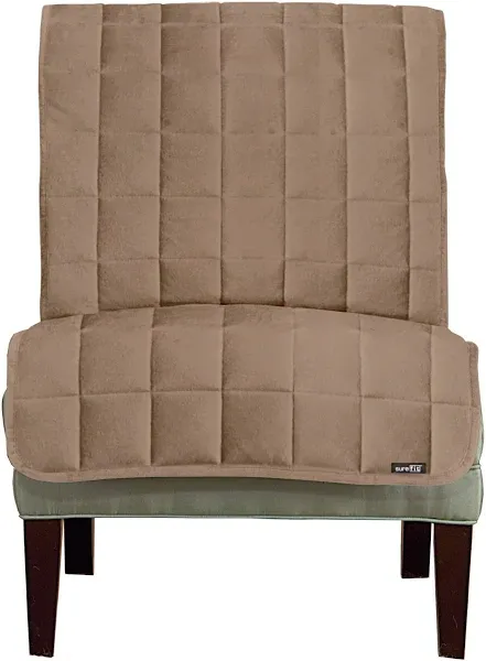 Deluxe Comfort Armless Chair Furniture Protector | Antimicrobial | Pet Furniture Cover | Machine Washable