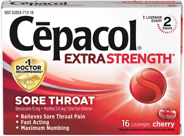 Cepacol Extra Strength Sore Throat Lozenges