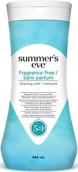 Summer's Eve Cleansing Wash, Fragrance Free, 15 oz