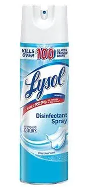 Lysol Crisp Linen Disinfectant Spray