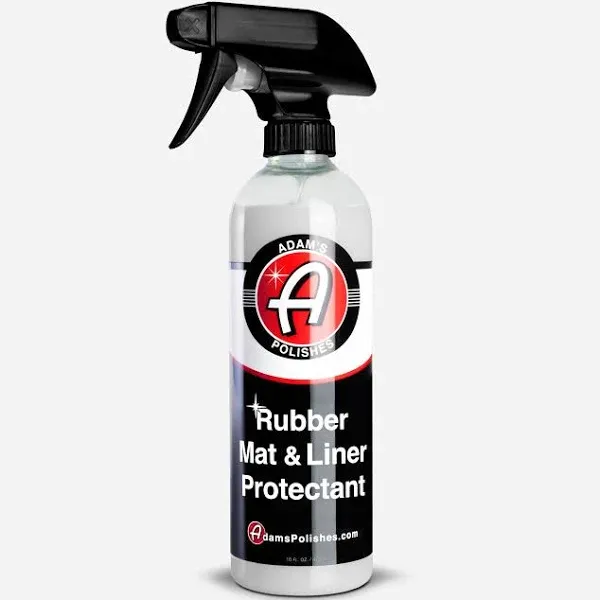 Adam&#039;s Polishes Rubber Mat &amp; Liner Cleaner 16oz Protectant &amp; Rubber Floor Mat |