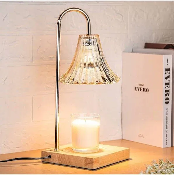 Candle Warmer Lamp with Timer, Wax Flower Lamp, Dimmable 