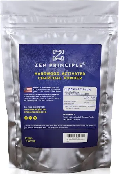 Zen Charcoal Hardwood Activated Charcoal Powder