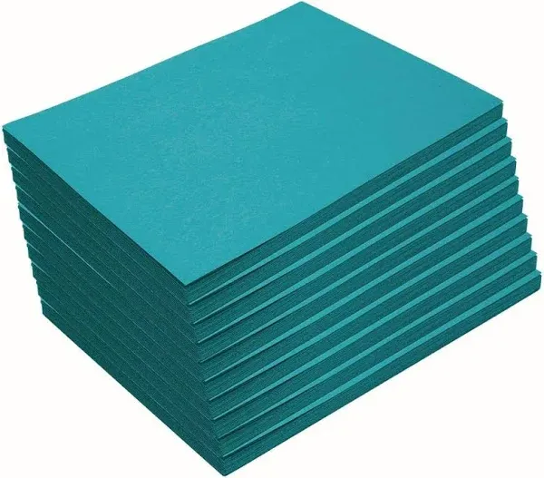 Colorations Heavyweight Turquoise Construction Paper, 9" x 12" - 500 Sheets