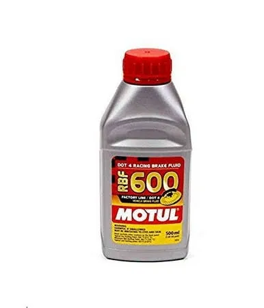 Motul RBF 600 Dot 4 Synthetic Factory Line Racing Brake Fluid