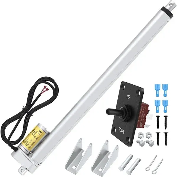 18 Inch High Speed Linear Actuator 12V 1000N Stroke 14Mm/S IP54 Waterproof Linea