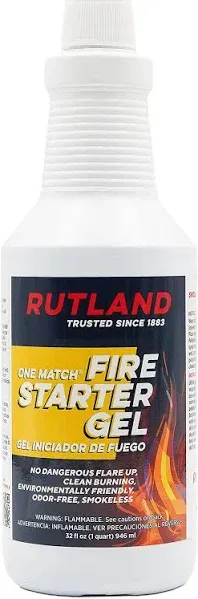 Rutland 49Q 1 Quart One Match Gelled Fire Starter