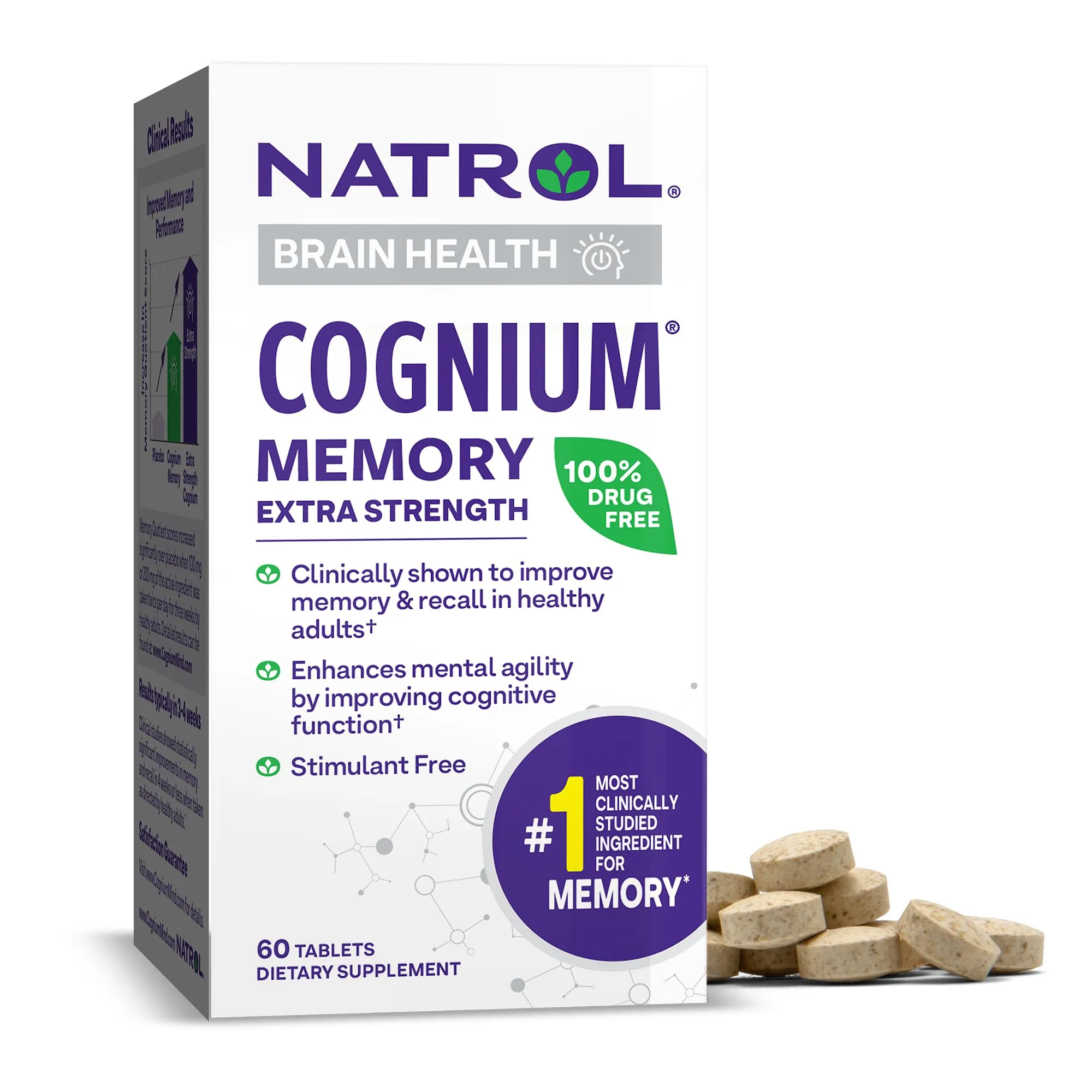 Natrol Cognium Extra Strength 60 Tablets