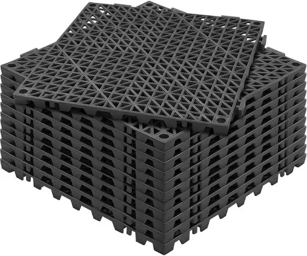 VEVOR 12 x 12 In. Drainage Interlocking Tiles