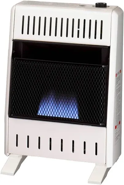 ProCom Propane Ventless Blue Flame Heater, 10K BTU, Manual, ML100HBA-B